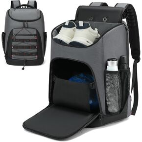 Bowling Backpack, Single Bowling Ball Bag with Shoe Compartment, Bowling Accessories Gifts for Bowling Lovers.