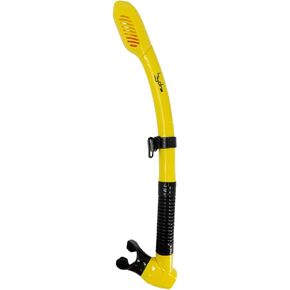 GENESIS Hydra Dry Snorkel. Easy Breathing Dry Snorkel for Scuba Diving or Snorkeling. Dry Valve Top and Hypoallergenic Mouthpiece