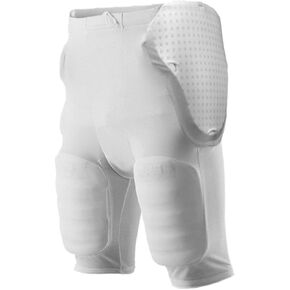 Alleson Athletic Boys' Youth Five Pad Football Girdle, White, Large