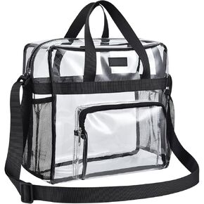 Bagenius Clear Bag Stadium Approved 12×6×12 Clear bag for Stadium Events Sports Concert Festival Work