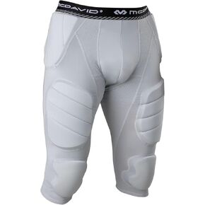 McDavid MD7418-80002-AXXXL Rival Integrated 7-Pad 3/4 Tight Grey AXXXL