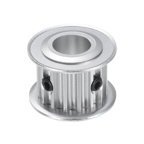 uxcell 5M-16T-1/2B Timing Belt Pulley 1/2" Bore, 16 Teeth Aluminum Alloy Synchronous Wheel, Pitch 5mm Tooth for 15mm Width Belt