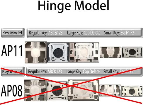 AP08 Replacement US Keyboard key cap Keycaps Keys for MacBook Retina 13" 15" A1425 A1502 A1398 2012-2015 Year for MacBook Air 13" A1369 A1466 2011-2015 Year in Saudi Arabia