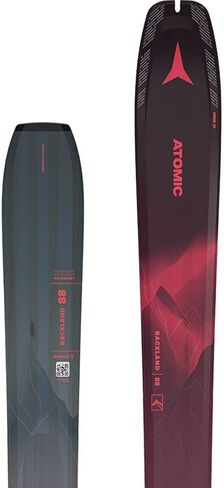 Atomic Backland 88 Ski - 2024 - للنساء، أحمر كستنائي/رمادي، 162 سم in Kuwait