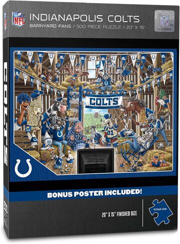 أحجية YouTheFan NFL Detroit Lions Barnyard Fans 500 قطعة مقاس 15 بوصة × 20 بوصة in Saudi Arabia