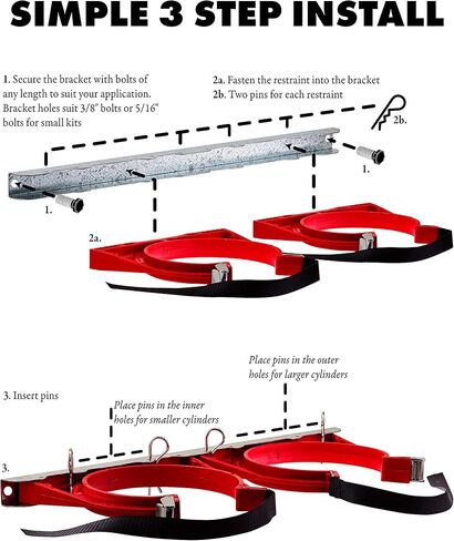 طقم شوك الزجاجة، 2 سلندر صغير، مجلفن. يناسب الزجاجات مقاس 3.875 بوصة - 5.625 بوصة in Kuwait