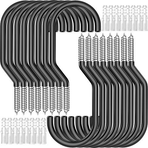 16-Pack Heavy Duty Bike Hook, Loading Capacity 100 LBS, 6 inch, Bike Hooks for Garage Wall and Garage Ceiling in Kuwait