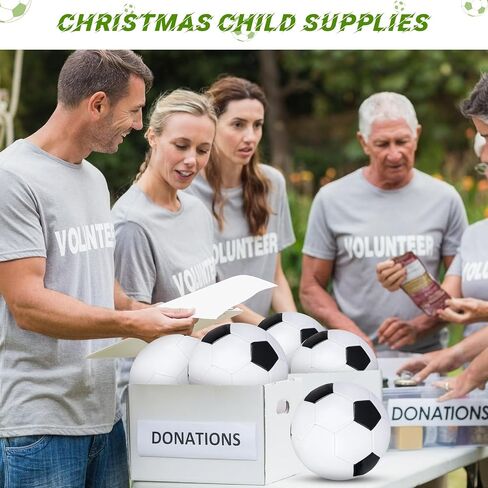 Jenaai 9 Pack Size 5 Deflated Soccer Ball Bulk Operation Christmas Blank Autograph Soccer Ball Child Gift Official Soccer Ball with Pump Needle for Signing Training Game Match Birthday Gift in Saudi Arabia