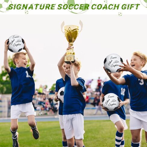 Jenaai 9 Pack Size 5 Deflated Soccer Ball Bulk Operation Christmas Blank Autograph Soccer Ball Child Gift Official Soccer Ball with Pump Needle for Signing Training Game Match Birthday Gift in Saudi Arabia