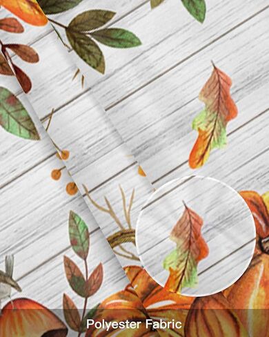 سقوط الشكر الستار الستارة للنوافذ اليقطين قضيب جيب الستارة نافذة العلاجات 1 لوحة الفطر القيقب يترك الخشب الحبوب الستائر القصيرة للمطبخ نوافذ الحمام غرفة نوم 42x12in in Kuwait