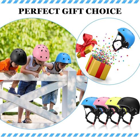 Kingdder 12 حزمة من خوذات الدراجات للأطفال، خوذة تزلج للأطفال معتمدة من CPSC، خوذة دراجة للأطفال قابلة للتعديل للأعمار من 3 إلى 8 سنوات للأولاد والبنات من أجل لوح التزلج والدراجات البخارية وركوب الدراجات في مرحلة ما قبل المدرسة in Kuwait