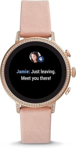 Fossil Women's Gen 4 Venture HR Stainless Steel Touchscreen Smartwatch with Heart Rate, GPS, NFC, and Smartphone Notifications in Saudi Arabia