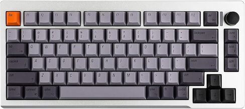 CIDOO C75 لوحة مفاتيح ميكانيكية سريعة التشغيل بنسبة 75%، لوحة مفاتيح من الألومنيوم مع بطانة من 4 طبقات، لوحة مفاتيح سلكية للألعاب مع ضغطات مفاتيح ديناميكية، مفتاح مغناطيسي Gateron، RGB لنظام Win/Mac (أسود) in Kuwait