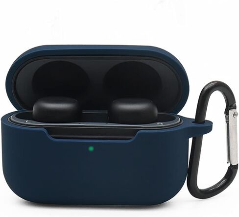 Silicone Case for Echo Buds 2nd, Shockproof Protective Echo Buds 2 Case Cover with Keychain. (Black) in Saudi Arabia