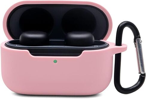 Silicone Case for Echo Buds 2nd, Shockproof Protective Echo Buds 2 Case Cover with Keychain. (Black) in Saudi Arabia