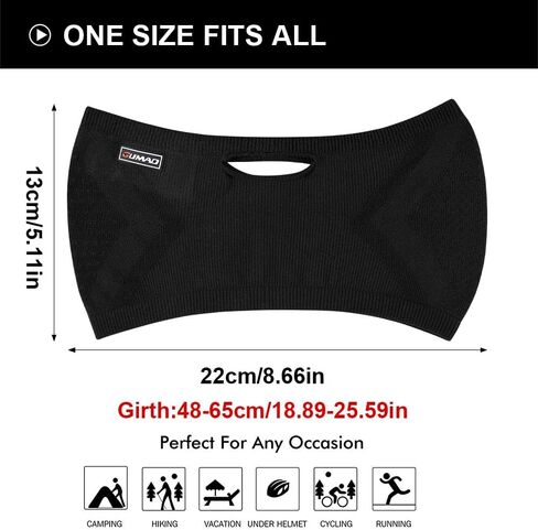 2pcs Knitted Face Mask Breathable UV Protection Half Face Mask for Men and Women, Washable and Reusable in Saudi Arabia
