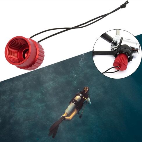 Scuba Diving Din Regulator Dust Cap, Scuba Tank Valve Cover, Portable Sturdy Swimming Diving Accessories for Din 1ST Stage Regulator in Kuwait