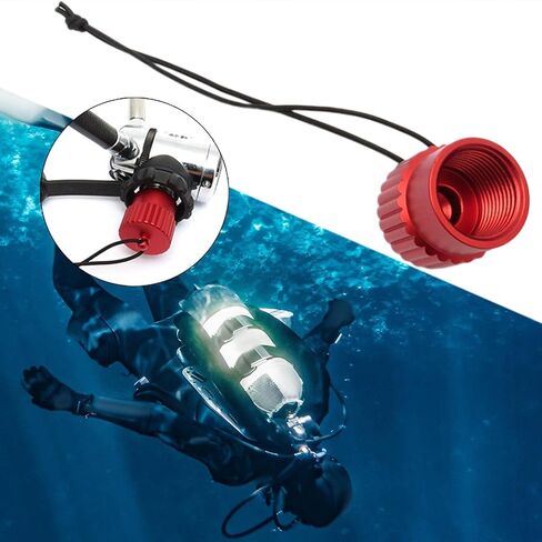 Scuba Diving Din Regulator Dust Cap, Scuba Tank Valve Cover, Portable Sturdy Swimming Diving Accessories for Din 1ST Stage Regulator in Kuwait