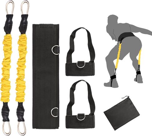 Vertical Jump Trainer: Leg Strength Training Tool with Resistance Bands - Speed & Agility Jumping Exercise Equipment for Basketball Volleyball Football in Saudi Arabia