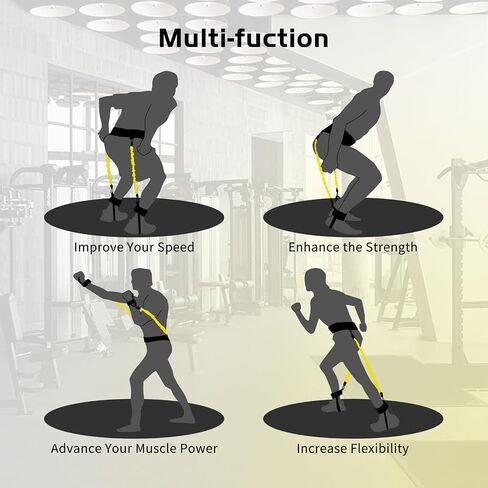 Vertical Jump Trainer: Leg Strength Training Tool with Resistance Bands - Speed & Agility Jumping Exercise Equipment for Basketball Volleyball Football in Saudi Arabia