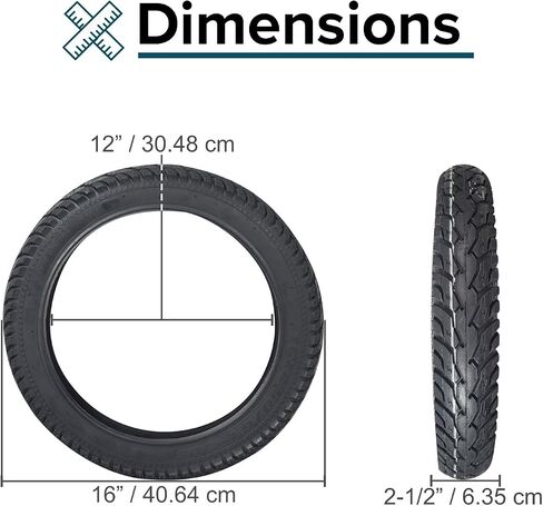 AlveyTech 16x2.50 Tire for Bikes & Scooters in Saudi Arabia