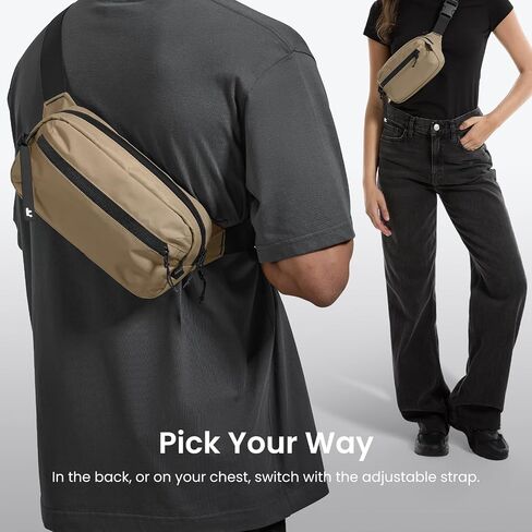 tomtoc 3.5L X-Pac Sling Bag with RFID Blocking Crossbody Pack for Men Women in Kuwait