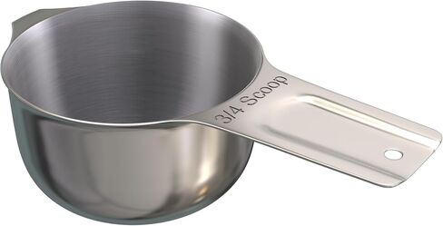 Color Up Dog and Cat Food 1 Scoop Premium Pet Food Measuring Cup - Stainless Steel (1 Scoop (1 Cup)) in Saudi Arabia