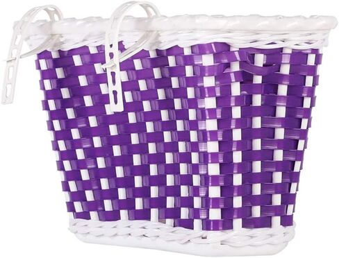 DRBIKE Kids Bike Basket for 12 14 16 inch Toddler Bike, Replacement Girls Bike Basket with Flower or Bowknot, Kids Bike Accessories in Saudi Arabia