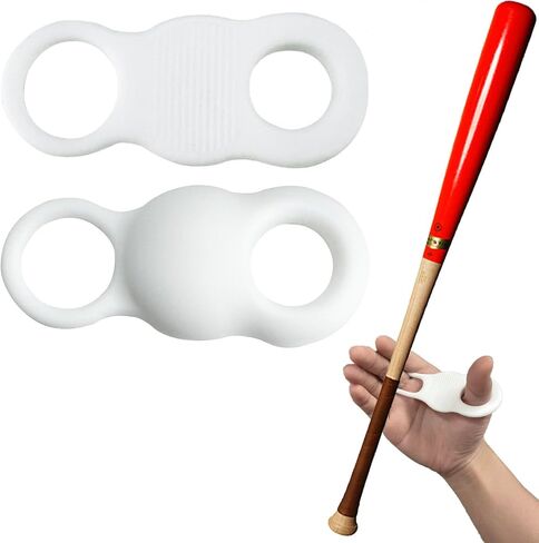 2 PCS Soft Silicone Baseball Thumb Guard for Batting, Reduces Bat Sting & Absorbs Shocks to Prevent Blisters, Swing Hitting Training Aid with Hand Protection in Saudi Arabia