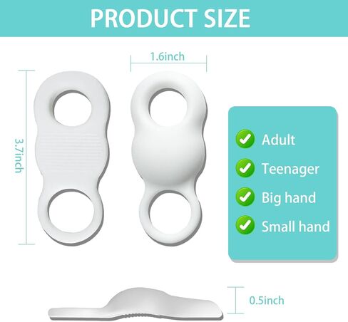2 PCS Soft Silicone Baseball Thumb Guard for Batting, Reduces Bat Sting & Absorbs Shocks to Prevent Blisters, Swing Hitting Training Aid with Hand Protection in Saudi Arabia