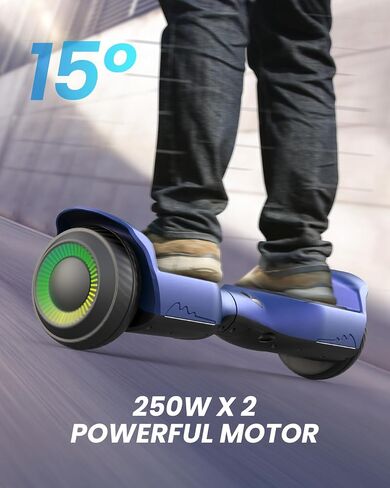 Gyroor Hoverboard New G13 All Terrain Hoverboard with LED Lights & 500W Motor, Self Balancing Off Road Hoverboards with Bluetooth for Kids ages 6-12 and Adults in Saudi Arabia