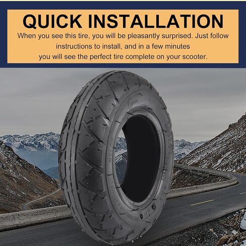 إطار صلب 200 × 50، عجلات بديلة للسكوتر مقاس 200 × 50 8 × 2 بوصة لعربة الحلاقة المجنونة E100 E125 E150 E175 E200 E200s E225 سكوتر كهربائي، إطارات صلبة مطاطية بدون أنابيب مقاس 8 بوصات in Kuwait
