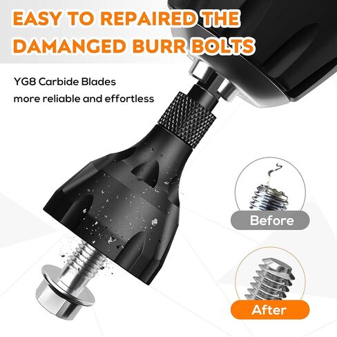 أداة الشطب الخارجية عالية القوة والصلابة، مع شفرة كربيد YG8، وأداة إصلاح خيط المسمار، وريشة مثقاب لإزالة الأزيز لإصلاح البراغي التالفة، وإزالة أدوات الأزيز ((5-25 مم/2 قطعة)) in Kuwait