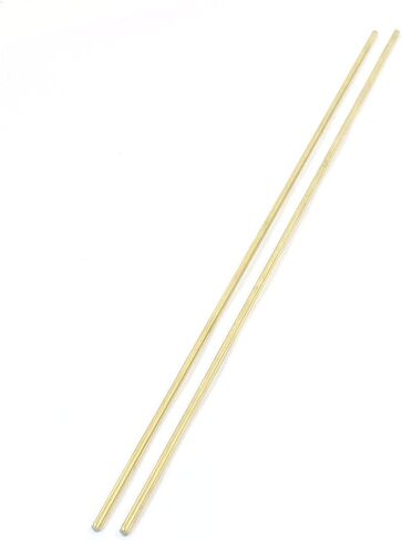 uxcell a14061700ux0889 RC Model Airplane 300mm Length 3mm Dia Brass Axle Round Rod Bar 2Pcs (Pack of 2) in Saudi Arabia