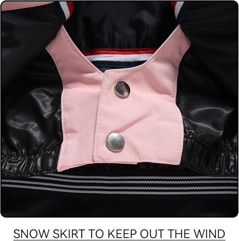 طقم جاكيت للأطفال وبنطلون ثلجي للأولاد في الشتاء على الجليد بدلة للفتيات معطف تزلج مقاوم للماء in Kuwait