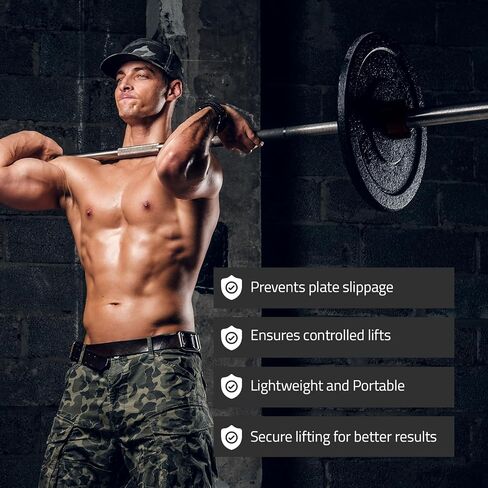 زوج من مشابك الحديد المضادة للانزلاق Atg Pro Gear - وحدتان من مشابك الوزن، زوج مضاد للانزلاق من مشابك الحديد الأولمبية، أطواق الحديد، مشابك الحديد، مشابك الوزن للقضبان، مشابك الصالة الرياضية، مشابك الوزن in Saudi Arabia