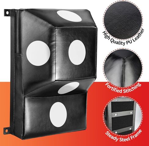 Wall Mount Boxing Pad Uppercut Punching Bag Target Pads for MMA Training Punching Home Gyms… in Saudi Arabia