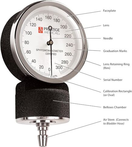 Prestige Medical Premium Adult Aneroid Sphygmomanometer, Pastel Pink in Kuwait