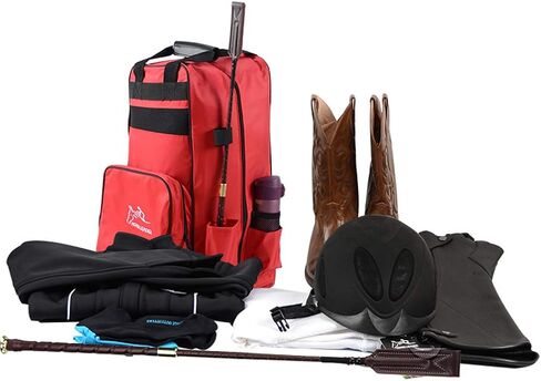 UNISTRENGH المهنية حقيبة الفروسية كبيرة أحذية ركوب الخيل حقيبة أحذية طويلة حقيبة الإنجليزية التمهيد تحمل جميع الحقائب in Kuwait