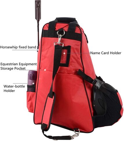 UNISTRENGH المهنية حقيبة الفروسية كبيرة أحذية ركوب الخيل حقيبة أحذية طويلة حقيبة الإنجليزية التمهيد تحمل جميع الحقائب in Kuwait