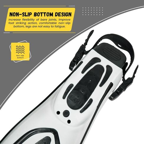 TUDIVING-Diving Fins Long Silicone Flippers Swim Equipment Snorkel Fins New Professional Scuba Fins Adults Men Women in Saudi Arabia