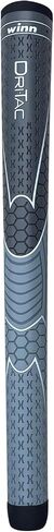 WINN TITANUN DRI-TAC OVERSIZE- LATEST SERIES 13 Pieces DarkGrey/SilverGrey Golf Grip - Non-Slip & Cushioned Comfort - Incredible Comfort & Moisture-Wicking - Shock Absorption Benefits for Pain-Free Playability - AVS Technology - Hand in Saudi Arabia