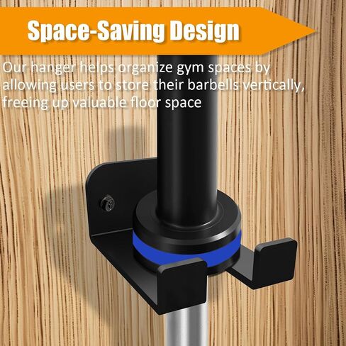 Home Gym Accessories Organization Storage Rack Equipment For Home 8 Hook Wall Hanger Display Gear Barbells Resistance Bands Jump Ropes Lifting Belt Hanger Accessories Hardware Included in Kuwait