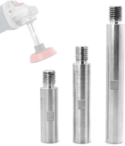 Stainless Steel Rotary Extension Shaft Set for Polishing Pads,Polisher,5/8"-11 M14 Thread Angle Grinder Extension Shaft Set,3''/75mm, 4''/100mm, 5.5''/140mm in Saudi Arabia