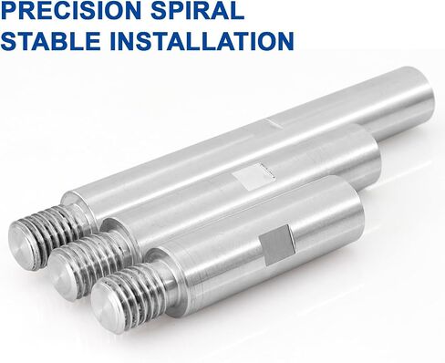Stainless Steel Rotary Extension Shaft Set for Polishing Pads,Polisher,5/8"-11 M14 Thread Angle Grinder Extension Shaft Set,3''/75mm, 4''/100mm, 5.5''/140mm in Saudi Arabia