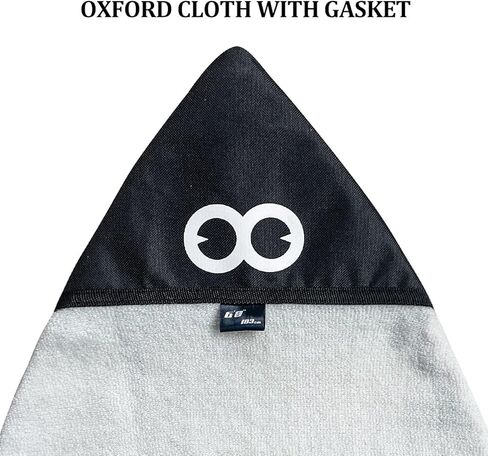 غطاء جورب ركوب الأمواج من WOOWAVE مضاد للأشعة فوق البنفسجية، غطاء جورب ركوب الأمواج سريع الجفاف، حقيبة واقية مضادة للتصادمات، مناسبة للوح القصير، لوح السمك، اللوح الطويل، مقاس 5.8أقدام، 6أقدام، 6.6أقدام، 7أقدام، 8أقدام، 9أقدام in Kuwait