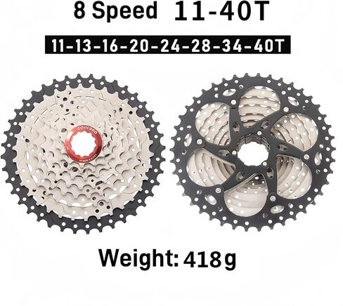 كاسيت الدراجة 8 سرعات 11-32T، 11-36T، 11-40T، 11-42T أشرطة الدراجات والعجلات الحرة تناسب الدراجة الجبلية، دراجة الطريق in Kuwait