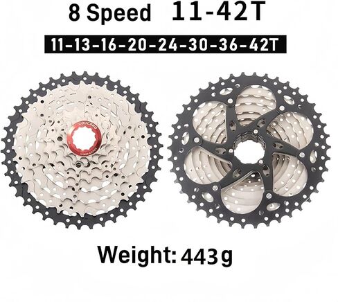 كاسيت الدراجة 8 سرعات 11-32T، 11-36T، 11-40T، 11-42T أشرطة الدراجات والعجلات الحرة تناسب الدراجة الجبلية، دراجة الطريق in Kuwait