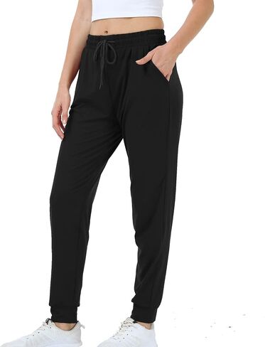 4 Pack Women's Joggers Pants Lightweight Sweatpants with Pockets for Running Yoga Workout in Saudi Arabia