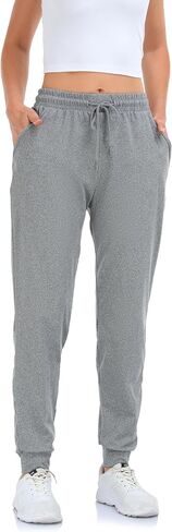 4 Pack Women's Joggers Pants Lightweight Sweatpants with Pockets for Running Yoga Workout in Saudi Arabia